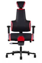 Zdravotní herní židle THERAPIA E+GAMER – černo-červená