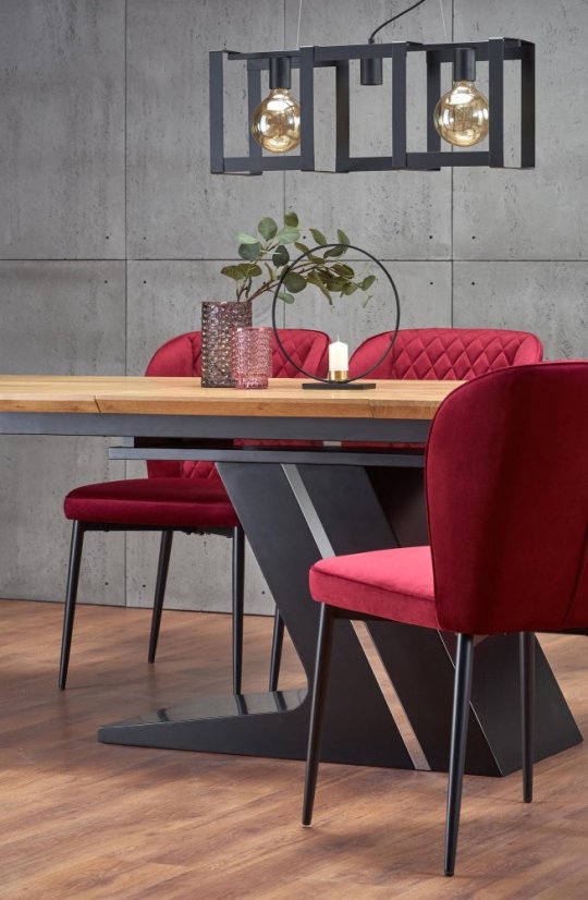 Jedálenská stolička MANNY – zamat, viac farieb