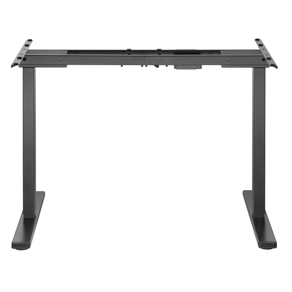 Elektricky výškově stavitelný rám stolu POWERTON – rozsah 500 mm, černá, 100 kg