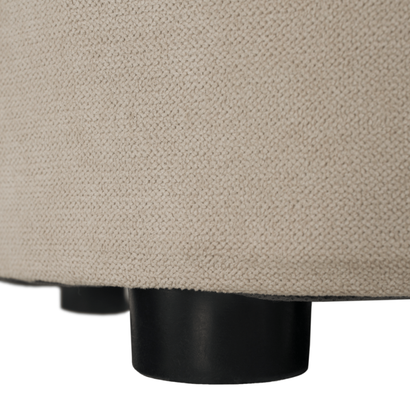 Designové křeslo PERSI s úložným prostorem — látka, hnědá / béžová Kondela