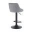 Barová židle TERKAN — ekokůže/kov, více barev - Barová židle TERKAN- více barev: černá