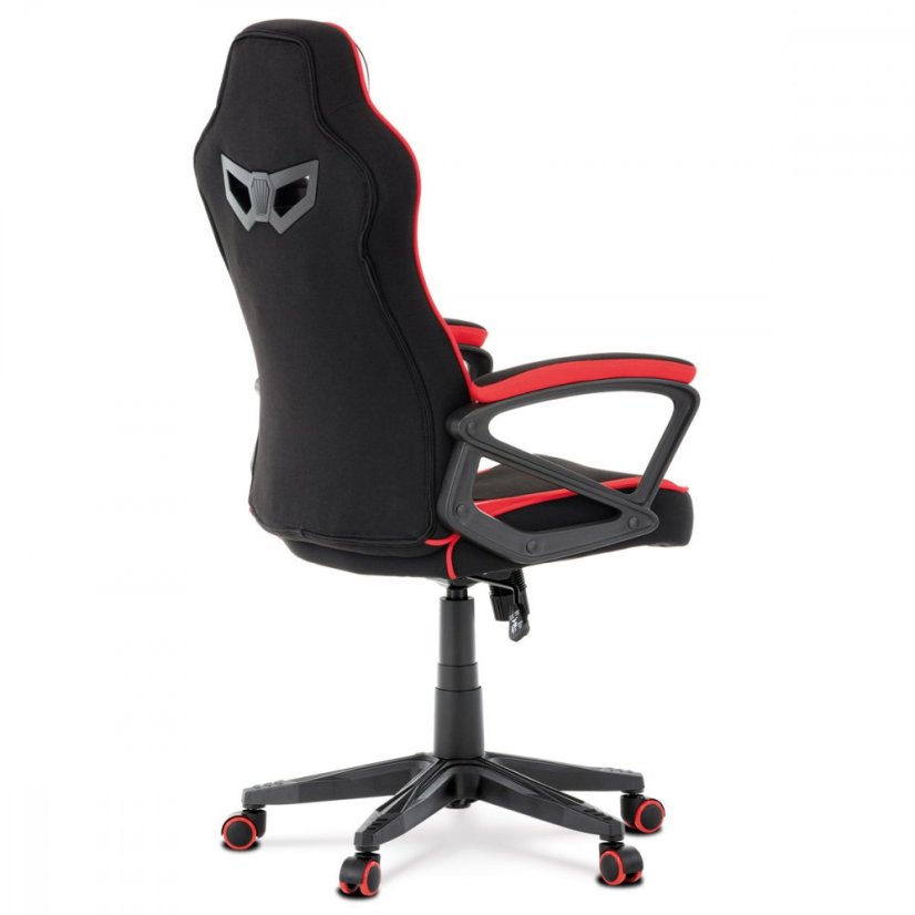 Herné kreslo RACING STYLE - látka, červená
