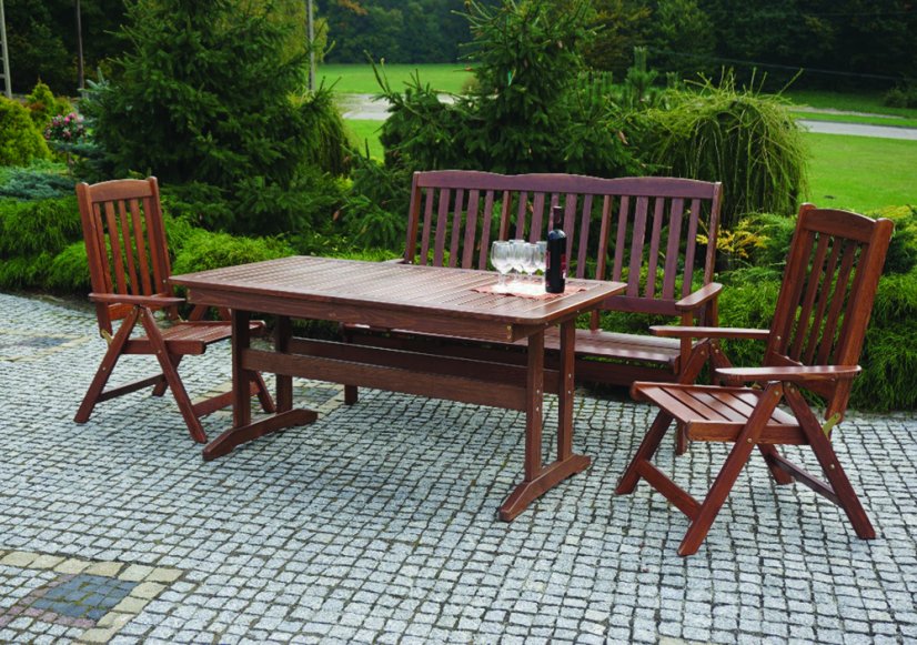 ANETA zahradní lavice dřevěná