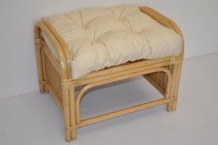 Taburet KARAS — ratan, medová / více barev