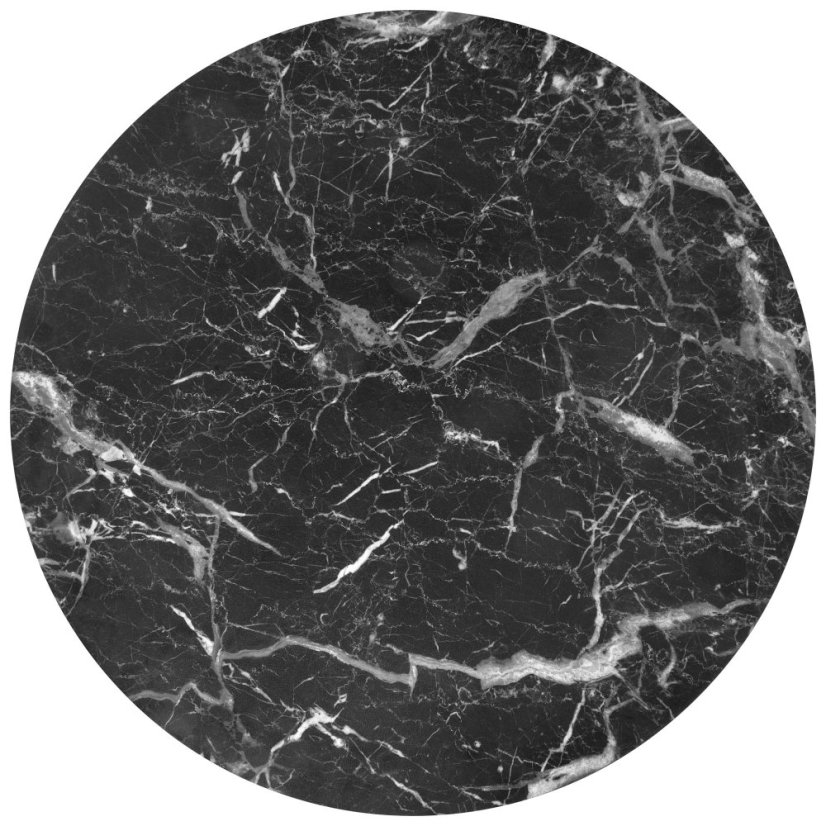 Súprava konferenčných stolov JAVA — čierny mramor / čierna