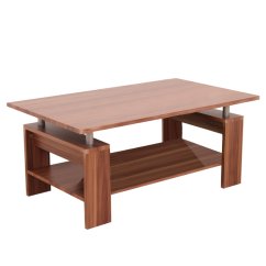 Konferenční stůl ROKO — 100x60x44 cm, světlý ořech Kondela