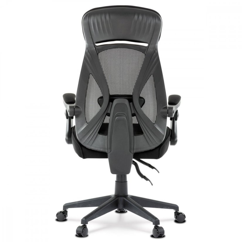 Kancelárska ergonomická stolička FOREX – látka, sieť, čierna