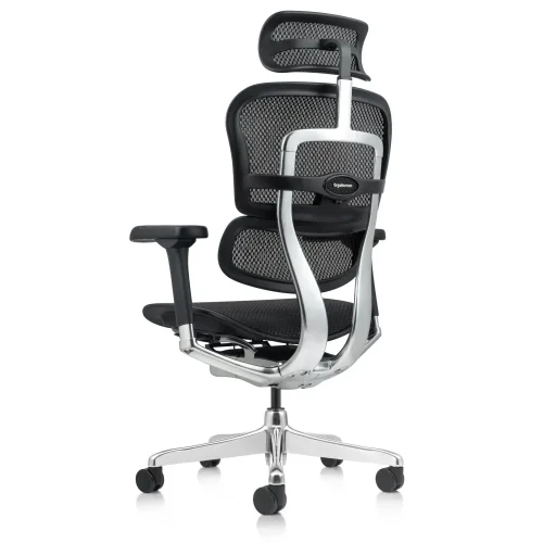 Kancelářská ergonomická židle SIRIUS Q24 NEO – celosíť, černá, nosnost 150 kg, záruka 3 roky