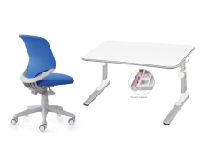Dětský set Smarty JUNIOR – mordý set židle + stůl