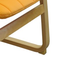 Relaxačné pohupovací kreslo z ohýbaného dreva ANAFI — masív buk, viac farieb