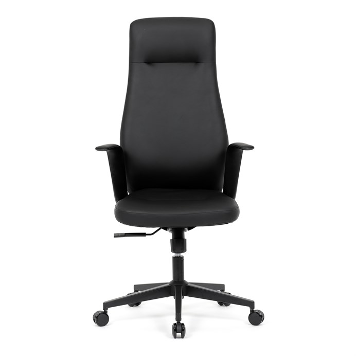 Kancelářské křeslo ORBIT – černá ekokůže s houpacím mechanismem Autronic