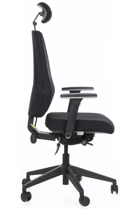Kancelárska stolička HEALTH, čierna – stolička pre zdravé sedenie MERCURY STAR