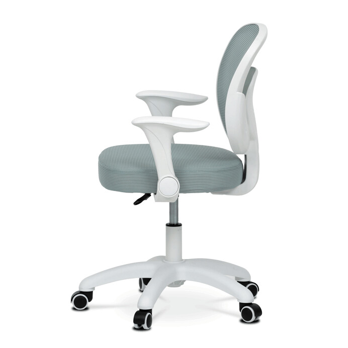 Detská výškovo nastaviteľná stolička AERO – zelená sieťovina Autronic