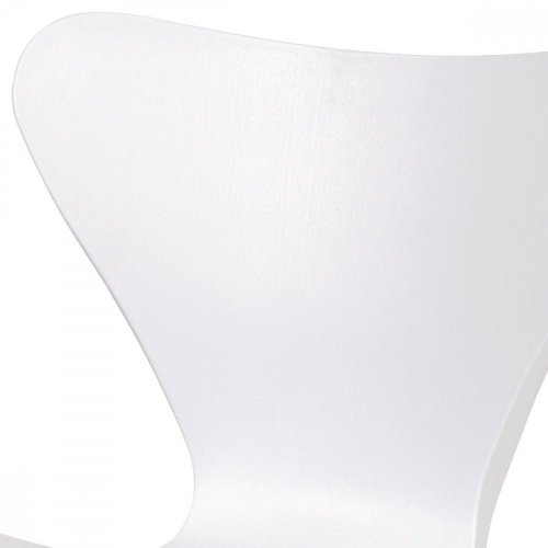 Jídelní židle CANNA — kov, bílý plast