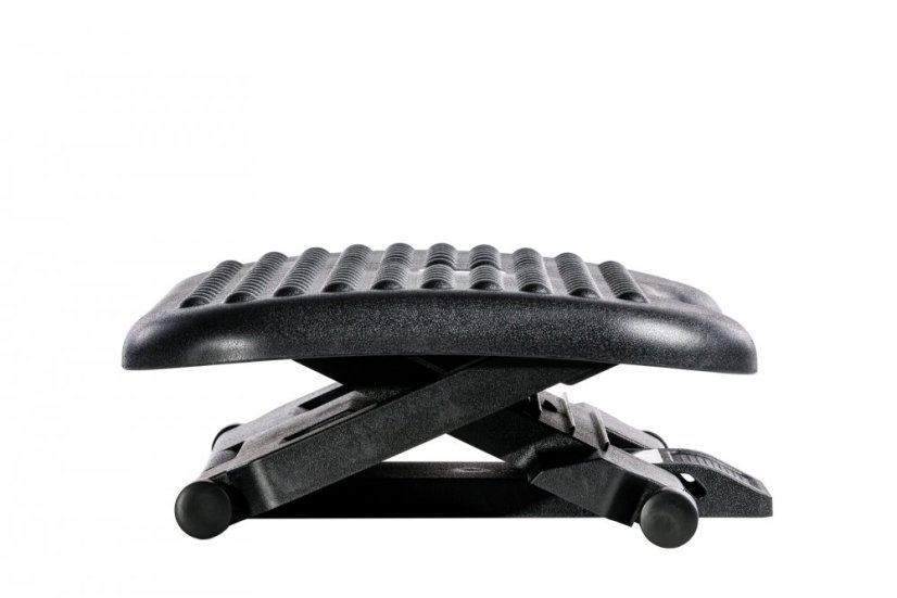 FOOTREST ADVANCED podložka pod nohy – čierna, výškovo aj uhlovo nastaviteľná