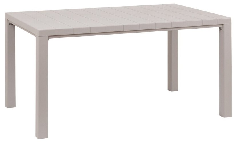 DAVIDE plastový stůl - šedá