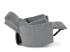 Televízne kreslo PEGAS s elektrickým nastavením polohy – sivá