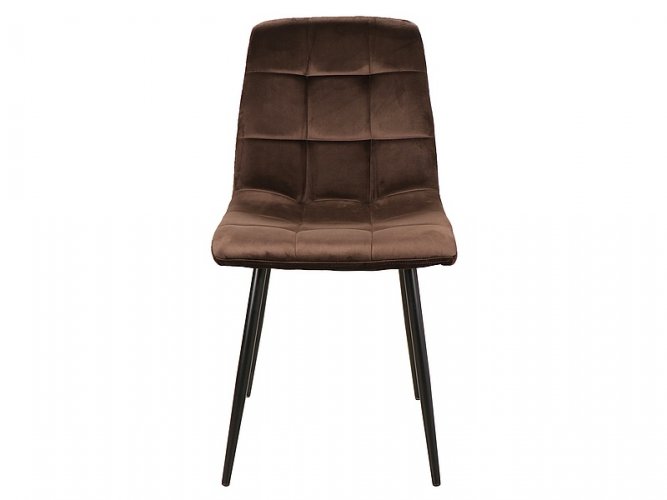Jedálenská stolička MILA — kov, látka, čierna / viac farieb