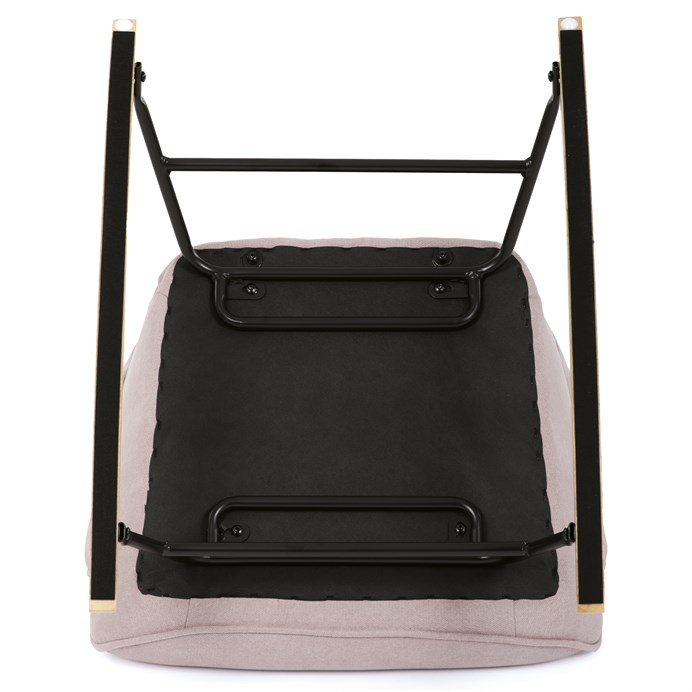 Houpací křeslo SIMLI - látka, růžová Autronic