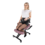 Ergonomická kľakačka RUFUS – ružová/čierna z kovu