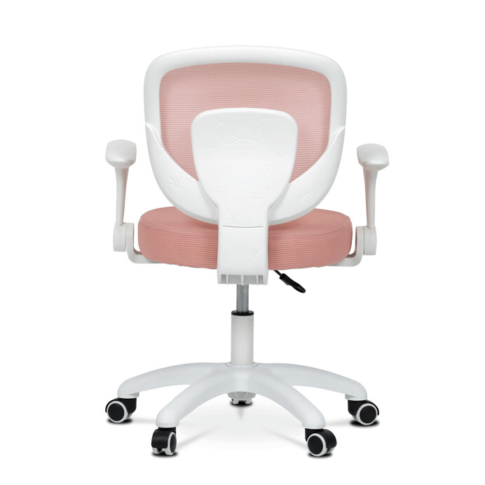 Dětská výškově nastavitelná židle AERO – růžová síťovina Autronic