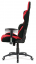 Herní židle na kolečkách ERACER F01 – červená/černá
