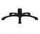 Plochý hliníkový černý kříž ø 640 mm + černý píst