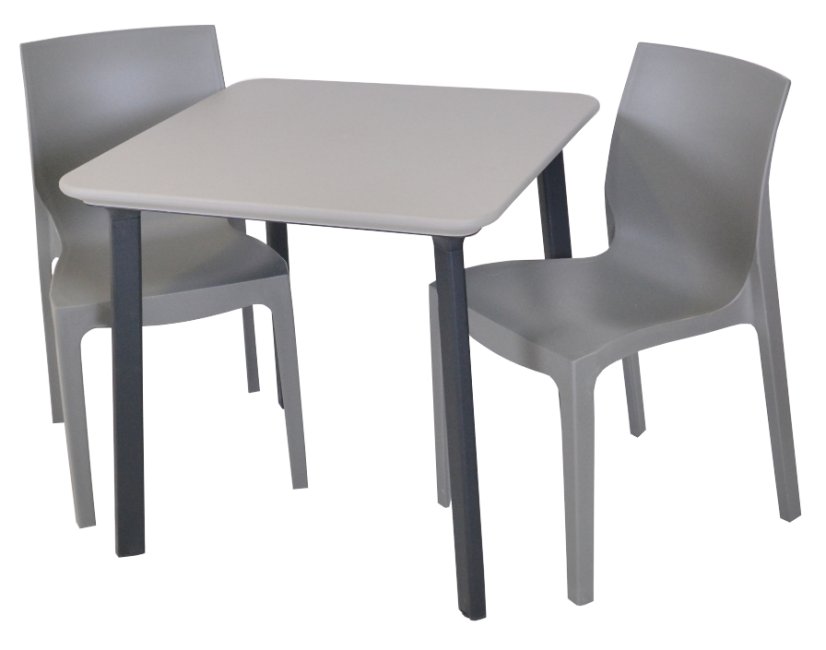 ITALIA BALCONY plastový stůl  - grafit