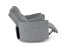 Televízne kreslo PEGAS s elektrickým nastavením polohy – sivá