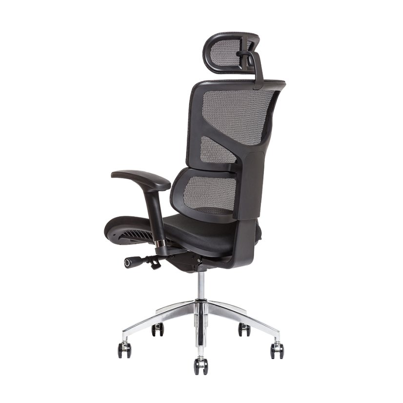 Kancelárska ergonomická stolička MEROPE SP — viac farieb, nosnosť 135 kg - Čalúnenie MEROPE SP: Modrá