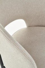 Jedálenské kresielko NOODL— látka, béžová