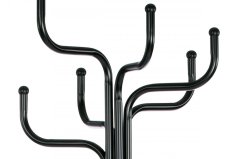 Vešiak stojanový RAMKO - 188 cm, kov, čierny mat