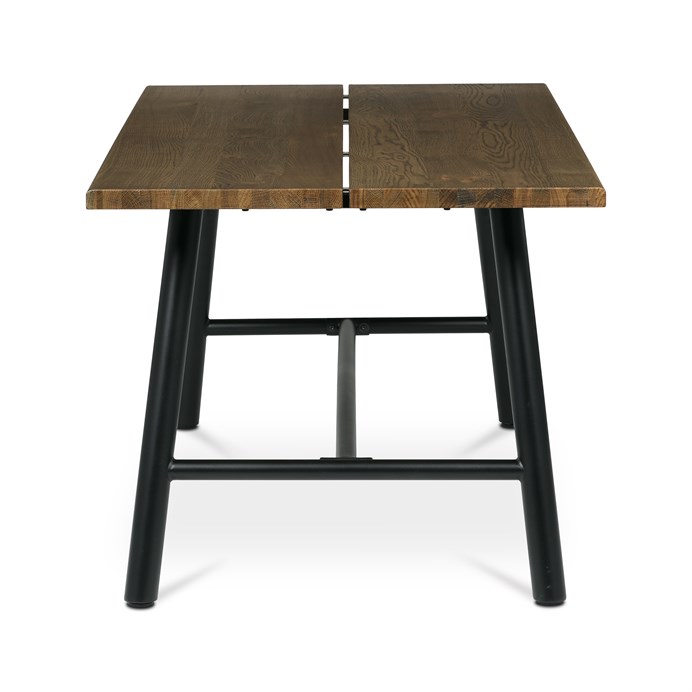 Jídelní stůl TABLON (180x90 cm / 220x90 cm) — masiv, hnědá