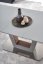 Jídelní rozkládací stůl BILOTTI –⁠ 160x90x76 (+40), ořech, šedý