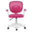 Štýlová otočná stolička TRIXI TYP 2, malinová/biela