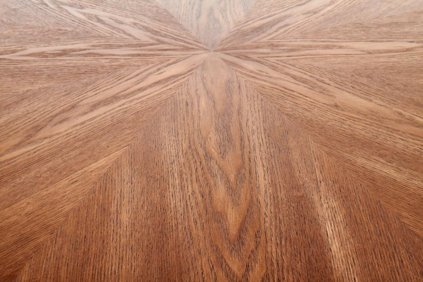 Jídelní kulatý stůl CARMELO –? 100x75, ořech, černý Halmar