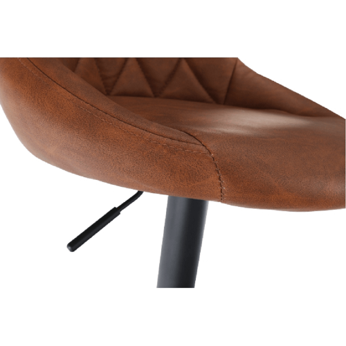 Barová židle TERKAN — ekokůže/kov, více barev