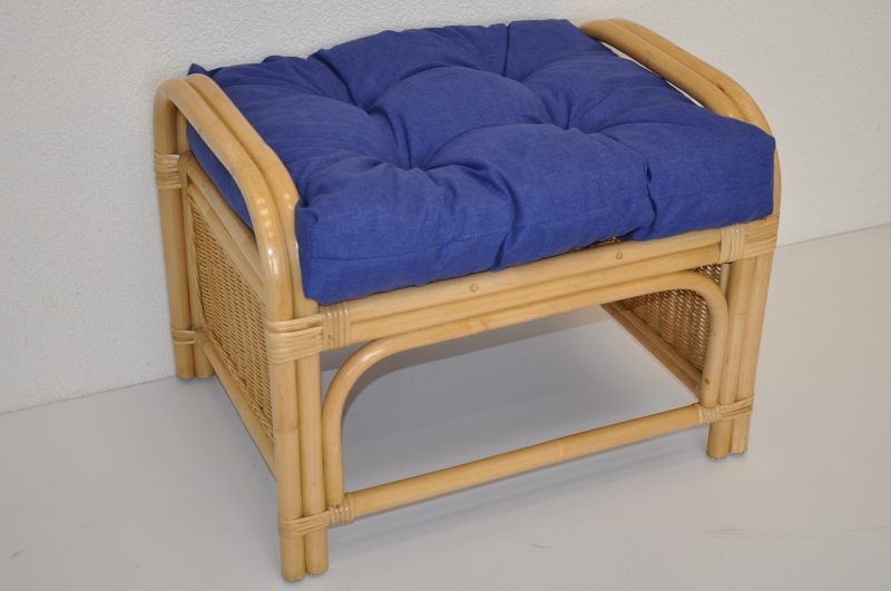 Taburet KARAS — ratan, medová / více barev