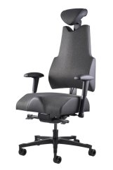 Zdravotní židle THERAPIA BODY+ ML (150 - 165 cm) –⁠ na míru, coal