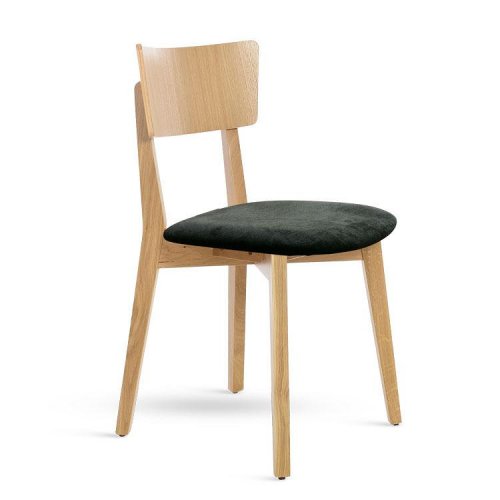 Jídelní židle Stima DIMMY – dub, látka, více barev, nosnost 130 kg