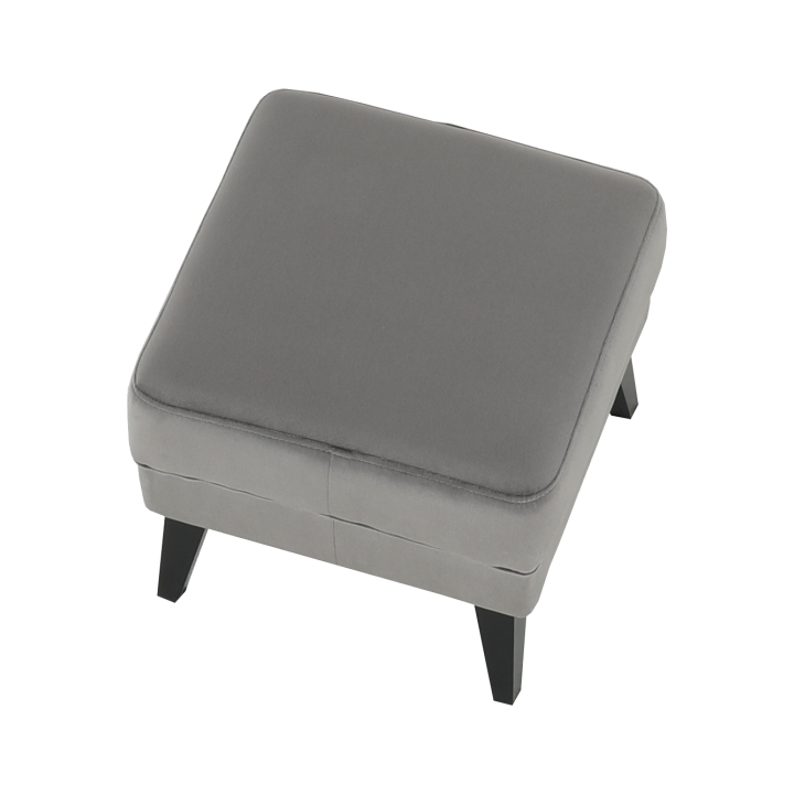 Taburet RODEZA — viac farieb - Farebné prevedenie RODEZA: Šedá / čierne nohy