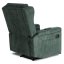 Masážne kreslo SEBASTIAN zo zeleného menčestru pre relax a komfort