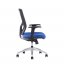 Kancelářská židle na kolečkách Office Pro HALIA MESH BP – s područkami a bez opěrky hlavy - Čalounění Halia: Šedá 2625