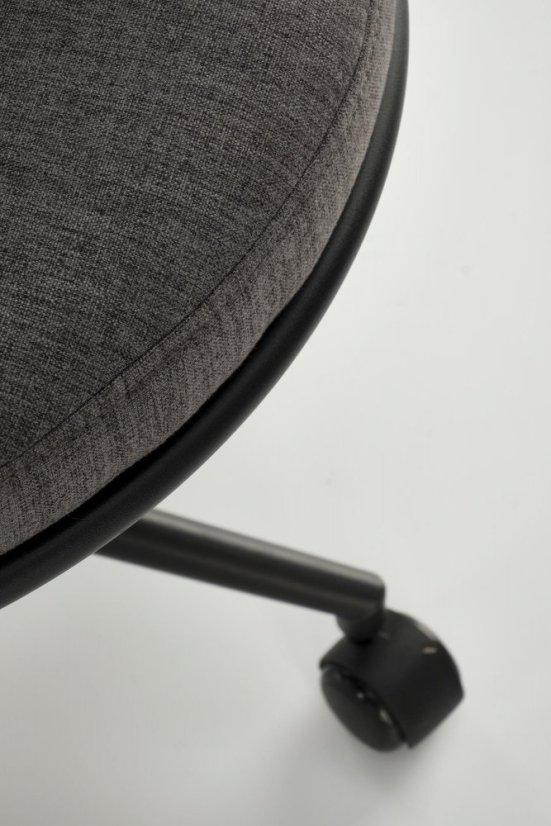 Kancelárska otočná stolička TALON — látka, šedá