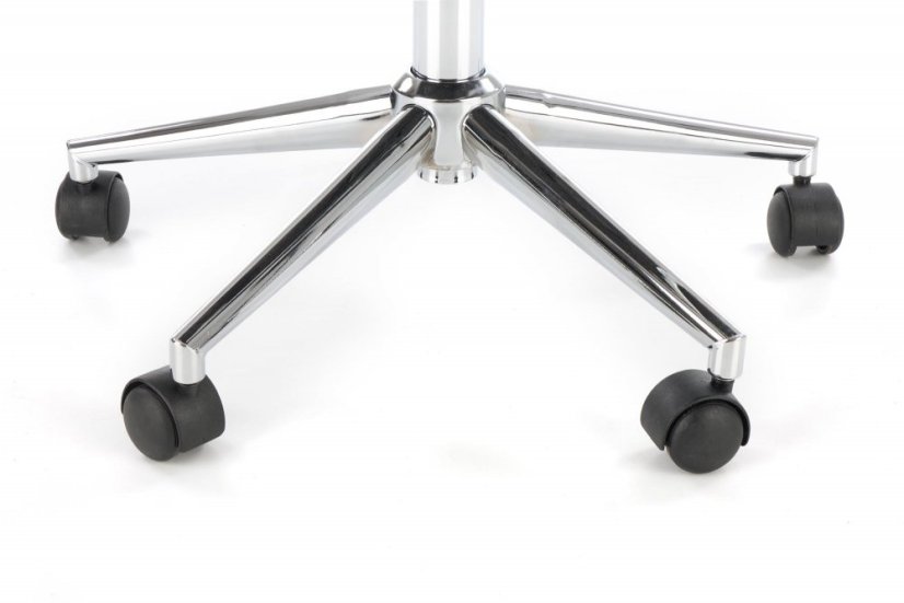 Dětská židle na kolečkách GONZO 4 — látka, šedá Halmar