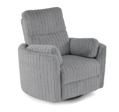 Televízne kreslo PEGAS s elektrickým nastavením polohy – sivá