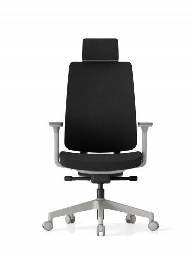 Kancelářská ergonomická židle OFFICE More K50 — bílá, více barev - Barevné provedení K50 White: Červená
