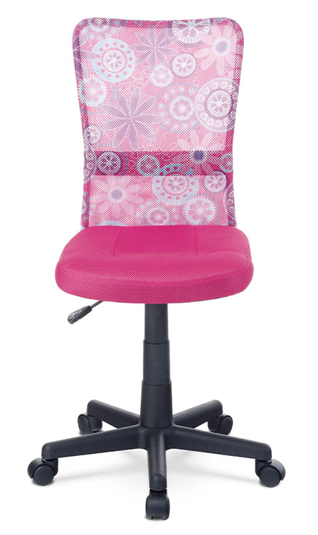 Dětská židle na kolečkách TINK – růžová Autronic