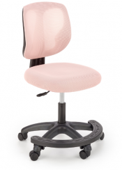 Detská otočná stolička s podnožou NANI - ružová