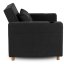 Elegantné ergonomické kreslo SOLOR v čiernej farbe - s držiakom na pitie